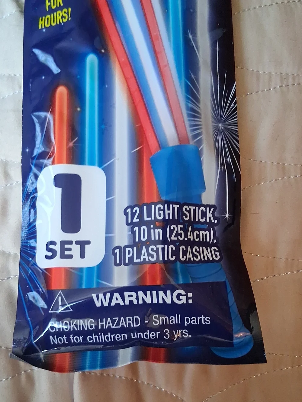 Glow Spray Wand — Red, Blue, White Light Sticks